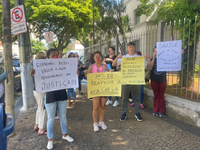 Protesto: Falta de medicamentos de alto custo em Campinas